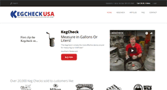 Desktop Screenshot of kegcheckusa.com