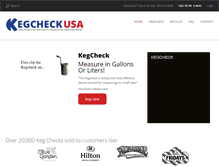 Tablet Screenshot of kegcheckusa.com